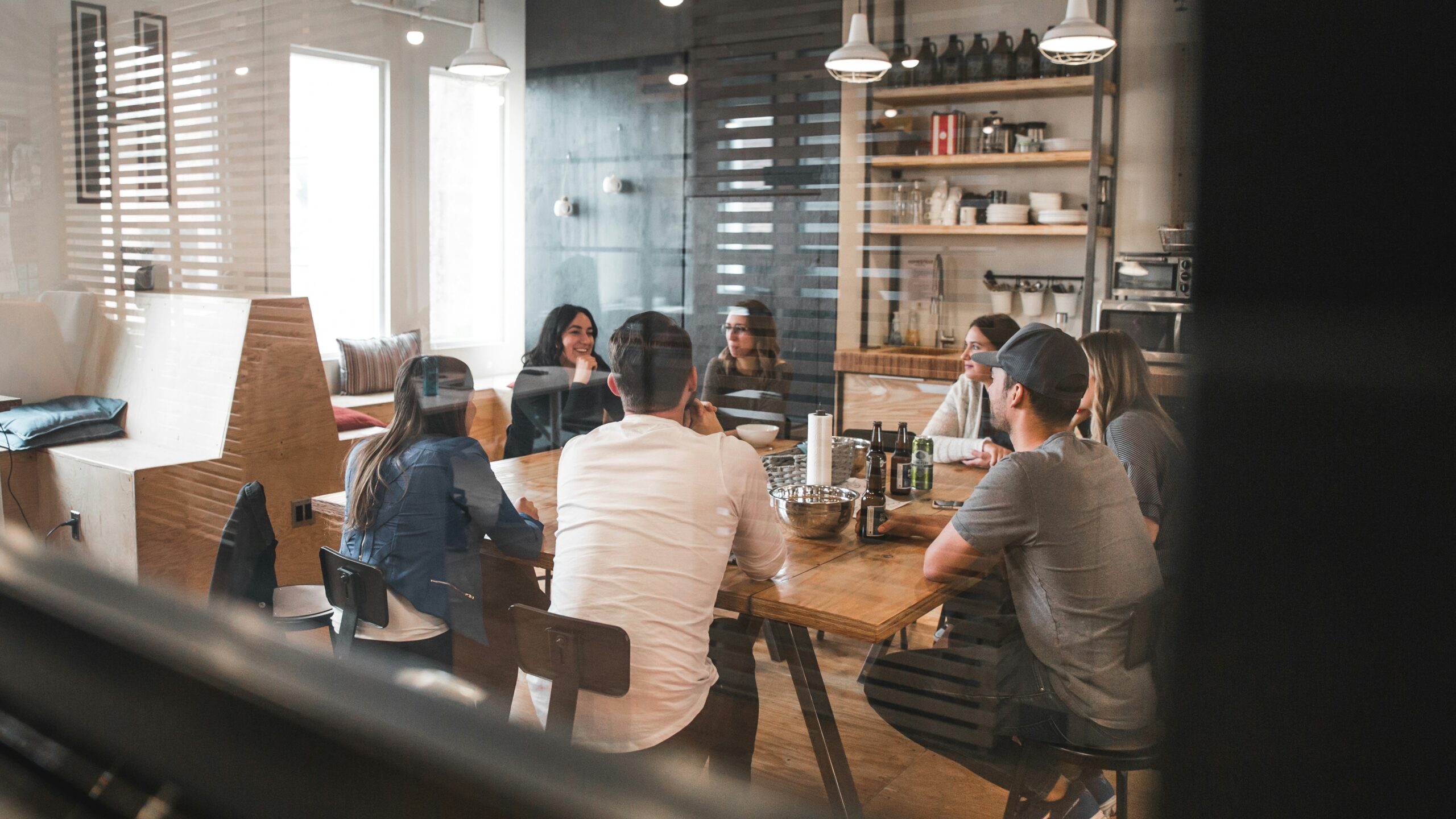 Photo of office workers in a nice office - photo credit Redd Franciso: unsplash